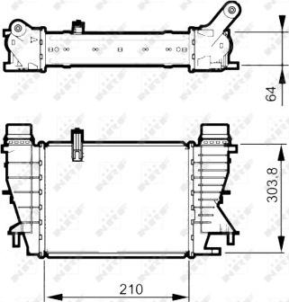 NRF 30507 - Intercooler, şarj cihazı furqanavto.az