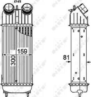 NRF 30196 - Intercooler, şarj cihazı furqanavto.az