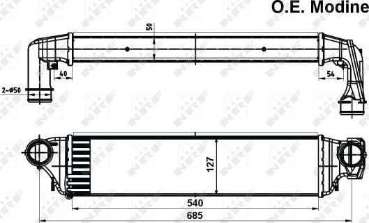 NRF 30119 - Intercooler, şarj cihazı furqanavto.az