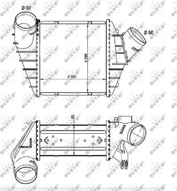 NRF 30848 - Intercooler, şarj cihazı furqanavto.az