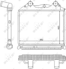 NRF 30204 - Intercooler, şarj cihazı furqanavto.az