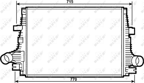 NRF 30284 - Intercooler, şarj cihazı furqanavto.az