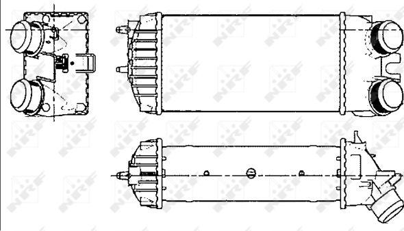 NRF 30278 - Intercooler, şarj cihazı furqanavto.az