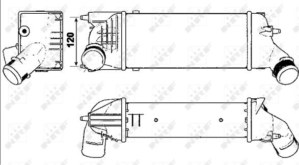 NRF 30277 - Intercooler, şarj cihazı furqanavto.az