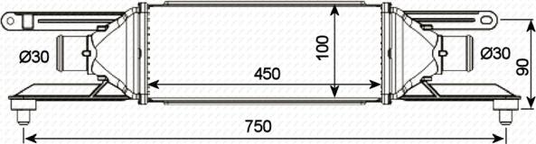 NRF 30751 - Intercooler, şarj cihazı furqanavto.az