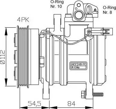 NRF 32439G - Kompressor, kondisioner furqanavto.az