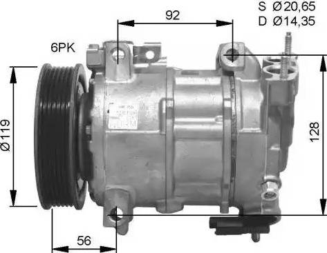 NRF 32593G - Kompressor, kondisioner furqanavto.az