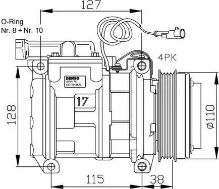 NRF 32556G - Kompressor, kondisioner furqanavto.az