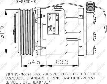 NRF 32142G - Kompressor, kondisioner furqanavto.az