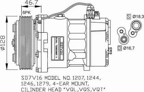 NRF 32168G - Kompressor, kondisioner furqanavto.az