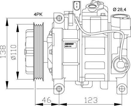 NRF 32105G - Kompressor, kondisioner furqanavto.az