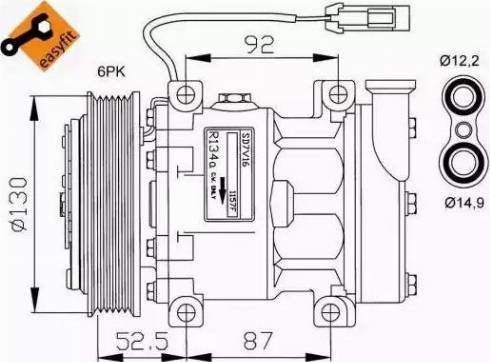 NRF 32113G - Kompressor, kondisioner furqanavto.az
