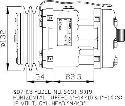 NRF 32138G - Kompressor, kondisioner furqanavto.az