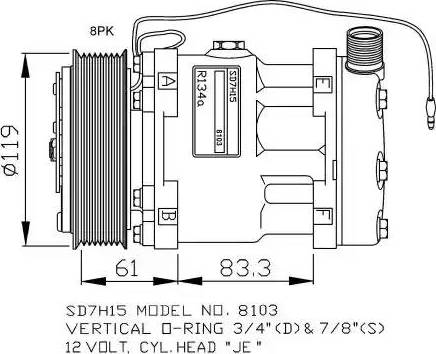 NRF 32875G - Kompressor, kondisioner furqanavto.az
