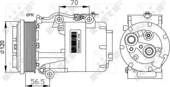 NRF 32250G - Kompressor, kondisioner furqanavto.az