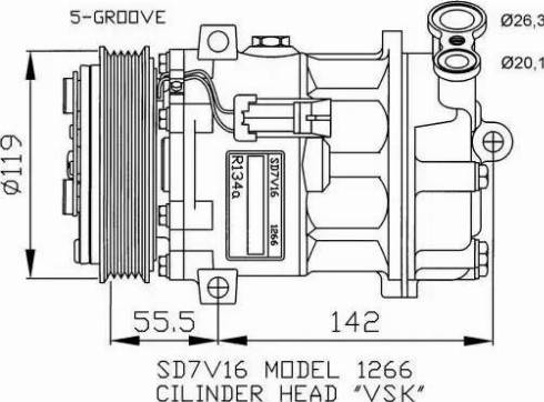 NRF 32269G - Kompressor, kondisioner furqanavto.az