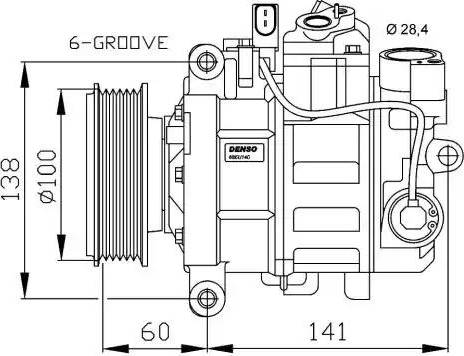 NRF 32263G - Kompressor, kondisioner furqanavto.az