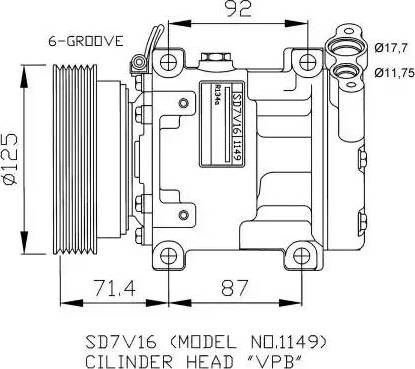 NRF 32267G - Kompressor, kondisioner furqanavto.az