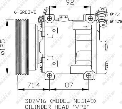 NRF 32267 - Kompressor, kondisioner furqanavto.az