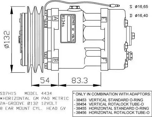 NRF 32282G - Kompressor, kondisioner furqanavto.az