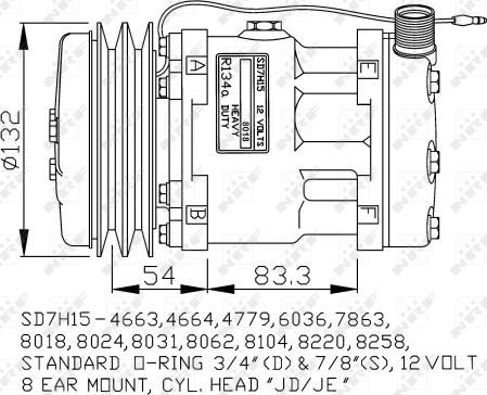 NRF 32238G - Kompressor, kondisioner furqanavto.az