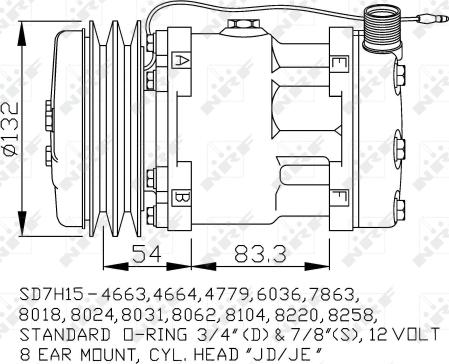 NRF 32238 - Kompressor, kondisioner furqanavto.az