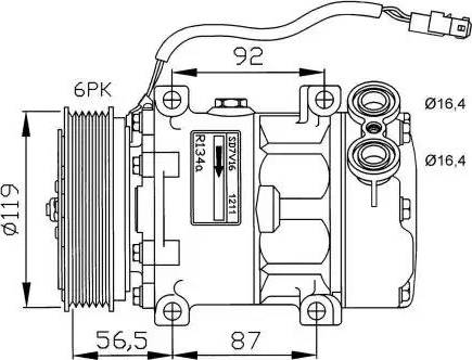 NRF 32278G - Kompressor, kondisioner furqanavto.az