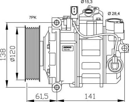 NRF 32777G - Kompressor, kondisioner furqanavto.az