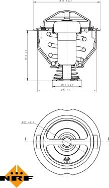 NRF 725090 - Termostat, soyuducu furqanavto.az