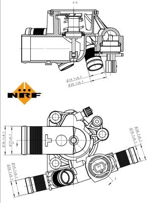 NRF 725045 - Termostat, soyuducu furqanavto.az