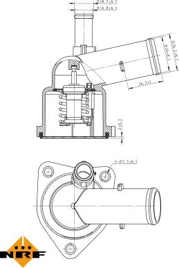 NRF 725043 - Termostat, soyuducu furqanavto.az