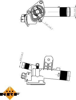 NRF 725056 - Termostat, soyuducu furqanavto.az