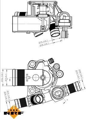 NRF 725051 - Termostat, soyuducu furqanavto.az