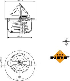 NRF 725057 - Termostat, soyuducu furqanavto.az