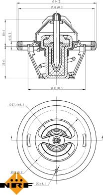 NRF 725065 - Termostat, soyuducu furqanavto.az