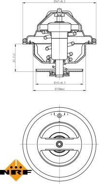 NRF 725067 - Termostat, soyuducu www.furqanavto.az