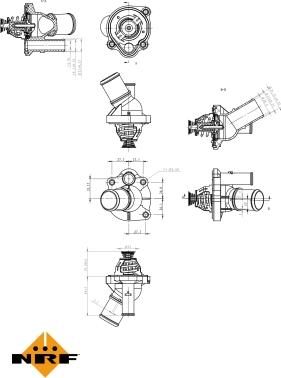 NRF 725000 - Termostat, soyuducu furqanavto.az