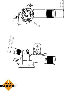 NRF 725082 - Termostat, soyuducu furqanavto.az