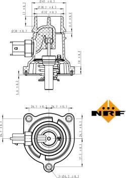 NRF 725024 - Termostat, soyuducu furqanavto.az