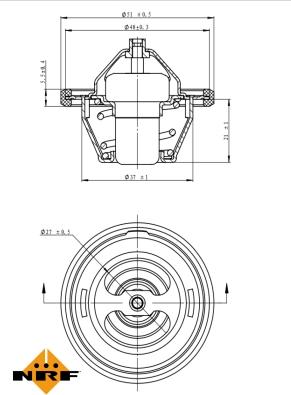 NRF 725149 - Termostat, soyuducu www.furqanavto.az