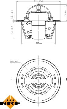 NRF 725151 - Termostat, soyuducu www.furqanavto.az