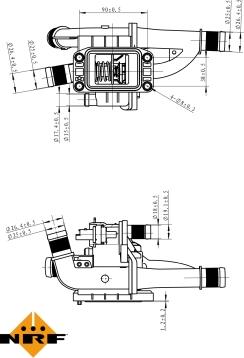 NRF 725163 - Termostat, soyuducu furqanavto.az