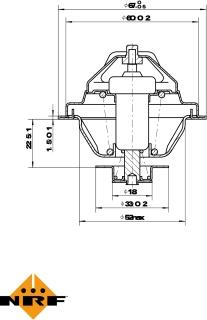 NRF 725162 - Termostat, soyuducu furqanavto.az