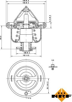 NRF 725108 - Termostat, soyuducu furqanavto.az