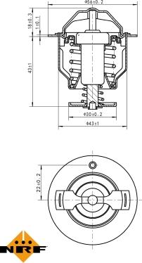 NRF 725119 - Termostat, soyuducu www.furqanavto.az