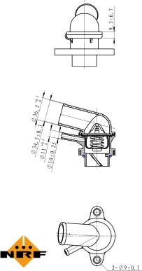 NRF 725116 - Termostat, soyuducu furqanavto.az