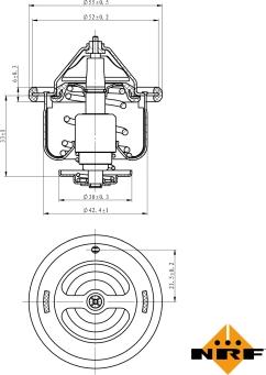 NRF 725110 - Termostat, soyuducu furqanavto.az