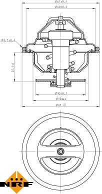 NRF 725117 - Termostat, soyuducu www.furqanavto.az