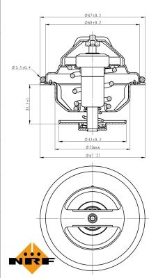 NRF 725184 - Termostat, soyuducu www.furqanavto.az