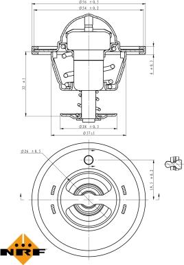 NRF 725180 - Termostat, soyuducu furqanavto.az